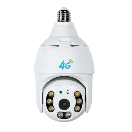 دوربین ضدآب لامپی چرخشی سیمکارتی 4G - ایمن فروش (شرکت آرشانوین)