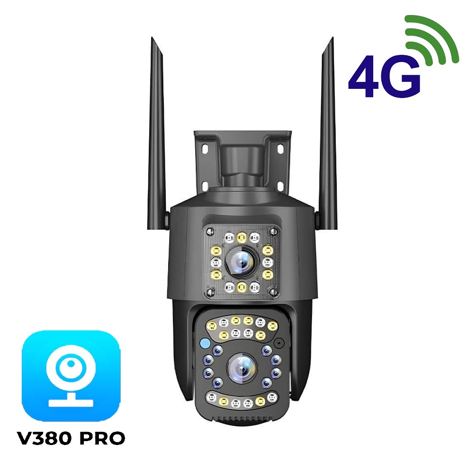 دوربین مداربسته سیمکارتی 2 لنز V380 pro - ایمن فروش ( آرشانوین )
