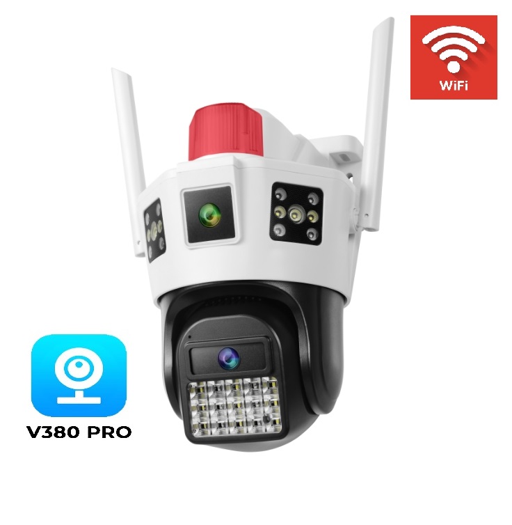 دوربین مداربسته اسپیددام چرخشی 2لنز wifi ضدآب - ایمن فروش ( آرشانوین )