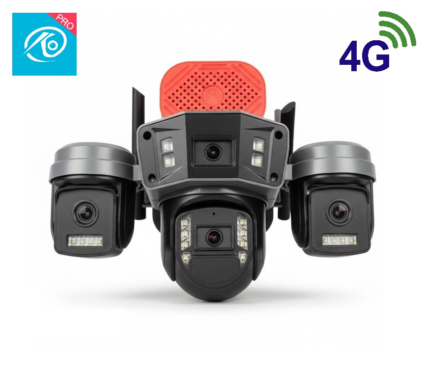 دوربین مداربسته اسپیددام سیمکارتی ۴ لنز  - ایمن فروش ( آرشانوین )